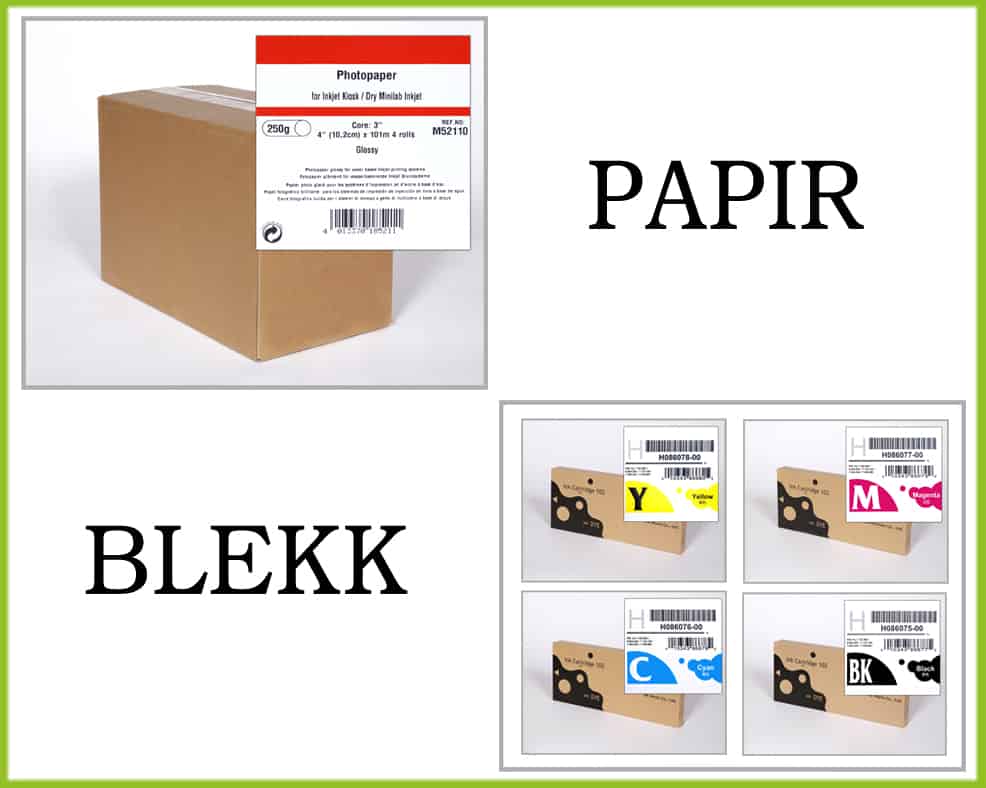 Papir og blekk